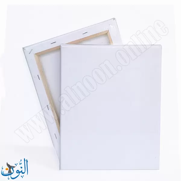لوحة قماش للرسم  280 غم مشدود على إطار خشبي