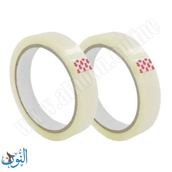 شريط لاصق شفاف 18 مم × 46 متر (بكرة كبيرة)