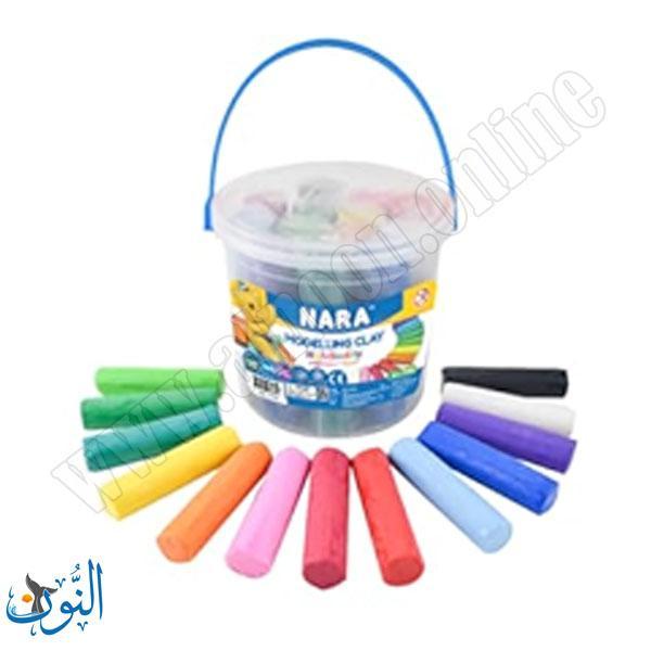 سطل معجونة مصنوعة من الذرة  12 لون  445 غم NARA