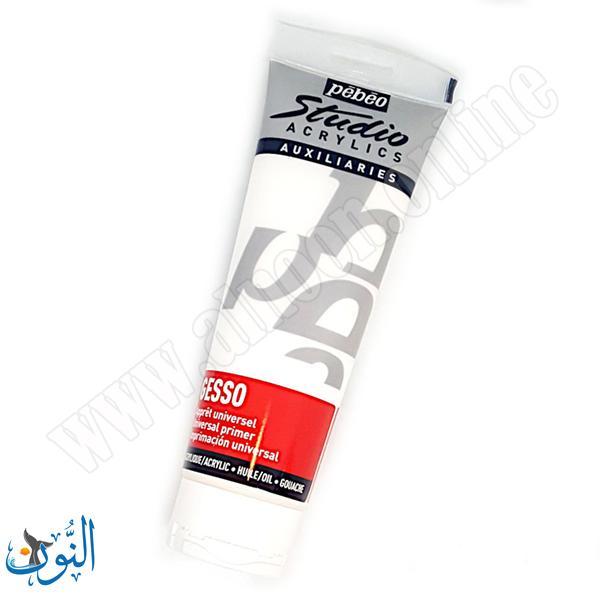 طبقة تمهيدية بيضاء جيسو  250 مل pebeo GESSO